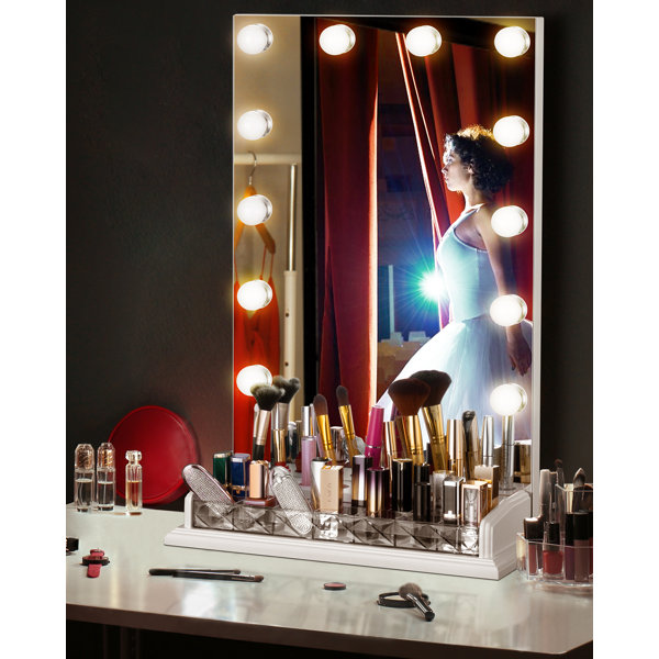 Rosdorf Park Schuler Vanity Hollywood Touch Control Frameless Lighted